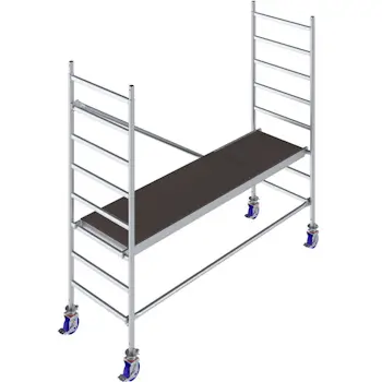 KRAUSE STABILO aluminijumska pokretna skela 2.50x0.75m radna visina 3m 772015 KRAUSE STABILO aluminijumska pokretna skela 2.50x0.75m radna visina 3m 772015